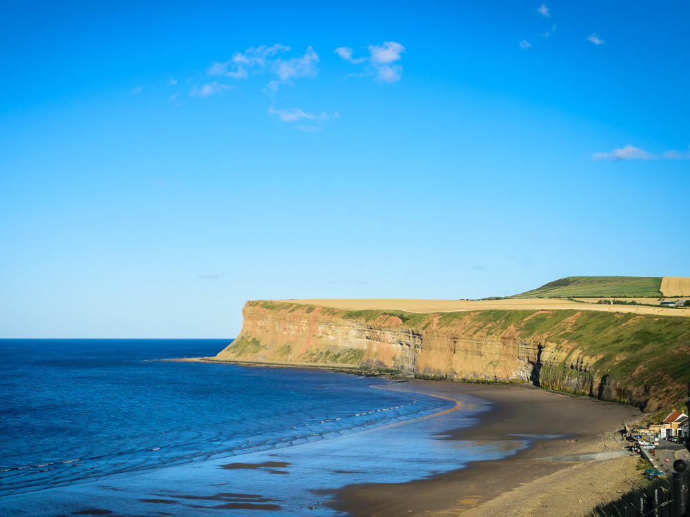 Salt burn by the sea